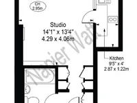 Недвижимость Studio Flat - Jefferson House, Basil Street, Knightsbridge: 10