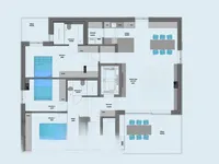 Недвижимость Four-room penthouse in Izola: 9
