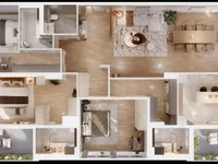 Недвижимость Apartment 6 rooms: 7
