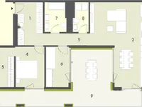 Недвижимость Трехкомнатная Квартира Бежиград: 54