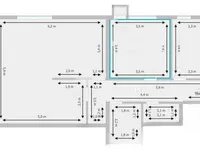 Недвижимость Three-room apartment in Shishka: 1