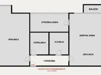 Недвижимость Apartment 2-room, Bežigrad: 1