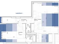 Недвижимость Roof flat 3 rooms: 6