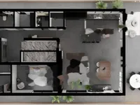 Недвижимость Четырехкомнатная квартира на третьем этаже в Побри, Опатия: 45