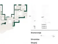 Недвижимость Квартира, 4 комнаты, Жешка: 3