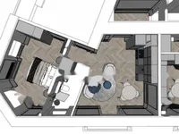 Недвижимость Двухкомнатная квартира, Центр: 6