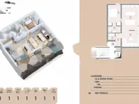 Недвижимость Двухкомнатная квартира Волоско: 10