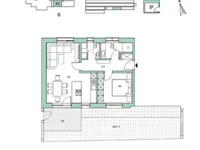 Недвижимость Двухкомнатная квартира в Надгорице: 14