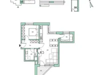 Недвижимость Квартира 2-комнатная Новая Надгорица: 14