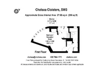Недвижимость Chelsea Cloisters, Sloane Avenue: 10