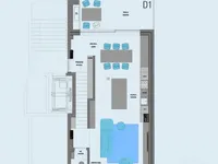 Недвижимость Четырёхкомнатная квартира-дуплекс в Изоле: 9