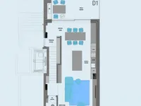 Недвижимость Четырёхкомнатная квартира-дуплекс в Изоле: 11