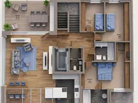 Недвижимость Четырёхкомнатная квартира в Изоле: 10