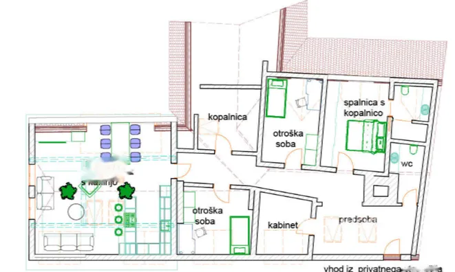 Недвижимость Квартира, 4-5 комнат, центр: 4
