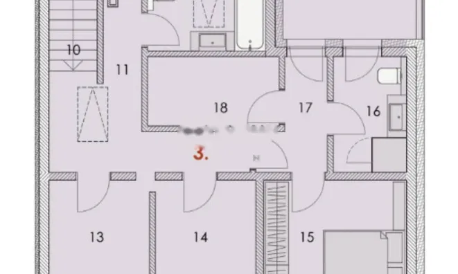 Недвижимость Квартира, 5 и более комнат, Йежица: 22