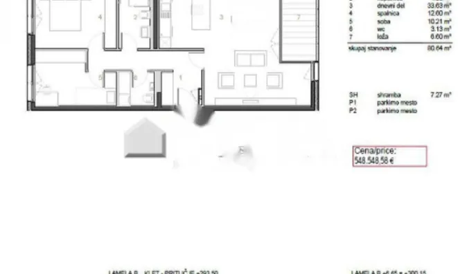 Недвижимость Квартира, 3-комн., центр Любляны: 5