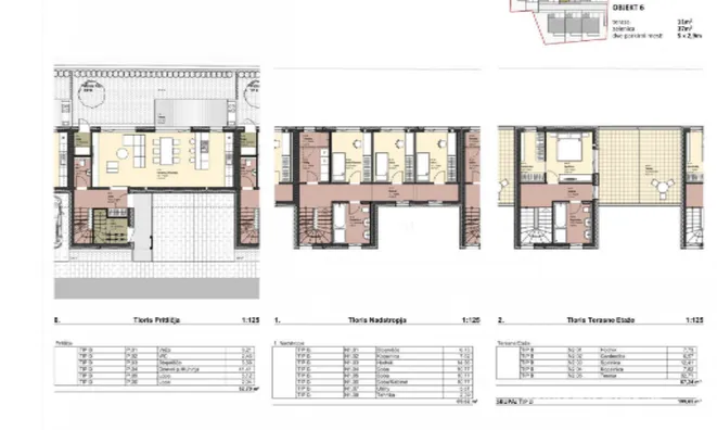 Недвижимость Дом с террасой Новый Любляна Шишка Объект 6: 3