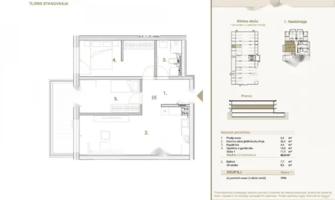 Недвижимость Квартира 3-комнатная Трново: 3