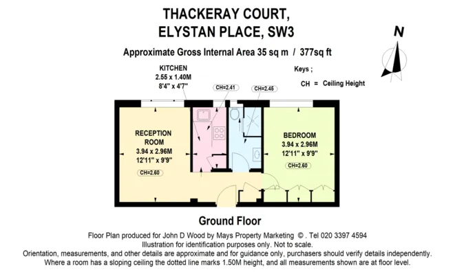 Недвижимость Thackeray Court, Elystan Place: 9