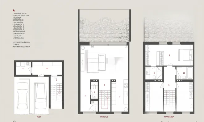 Недвижимость Дом с террасой в Бледе: 9