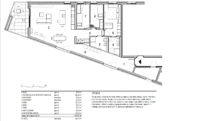 Недвижимость Квартира, 4 комнаты, Бежиград: 2