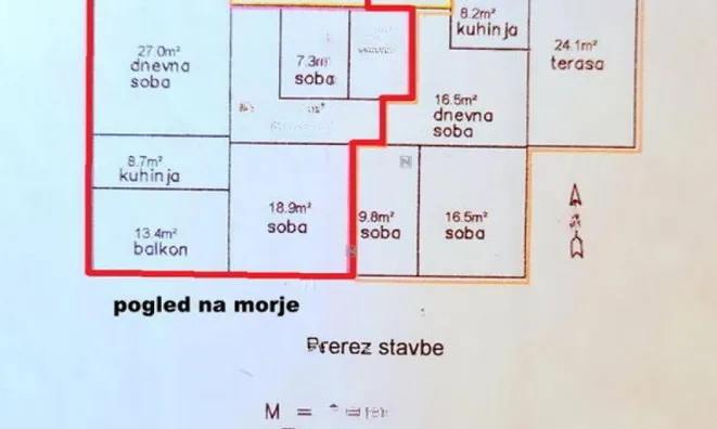 Недвижимость Квартира, 3-комнатная порторош: 21