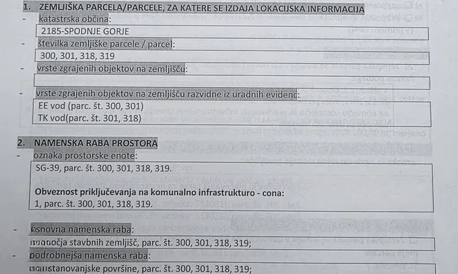 Недвижимость Участок, Строительная земля Нижнее Горье, Близ Бледа.: 4