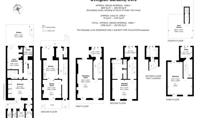 Недвижимость Ovington Gardens, Knighstbridge: 16