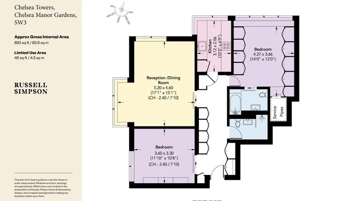 Недвижимость Chelsea Towers, Chelsea Manor Gardens, Chelsea: 12