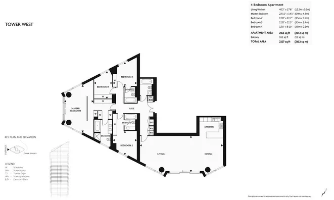Недвижимость Tower West, 1 Waterfront Drive: 17