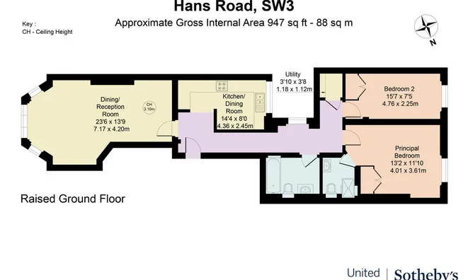 Недвижимость Hans Road, Knightsbridge, London SW3, United Kingdom: 11