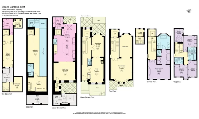 Недвижимость Sloane Gardens, Belgravia, London SW1W, United Kingdom: 18