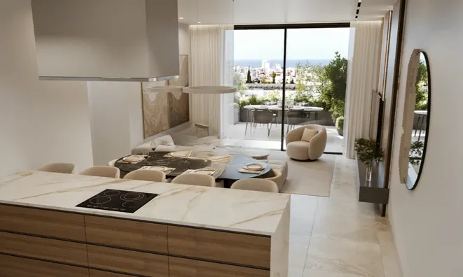 Недвижимость 2+1 Bedroom Penthouse For Sale in Germasogeia, Limassol: 2