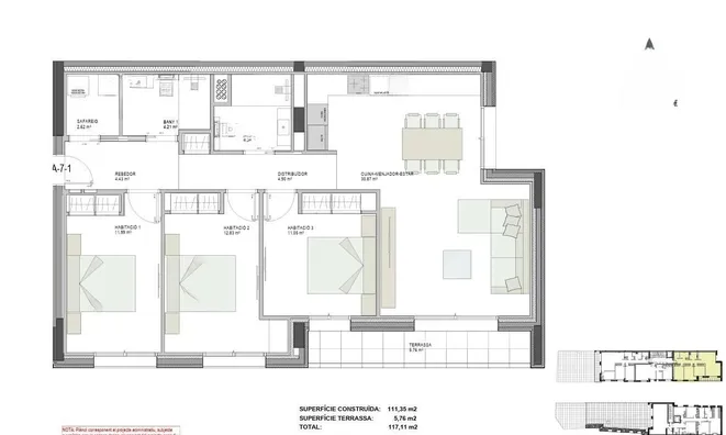 Недвижимость Apartment for sale in Andorra la Vella, 3 bedrooms: 5