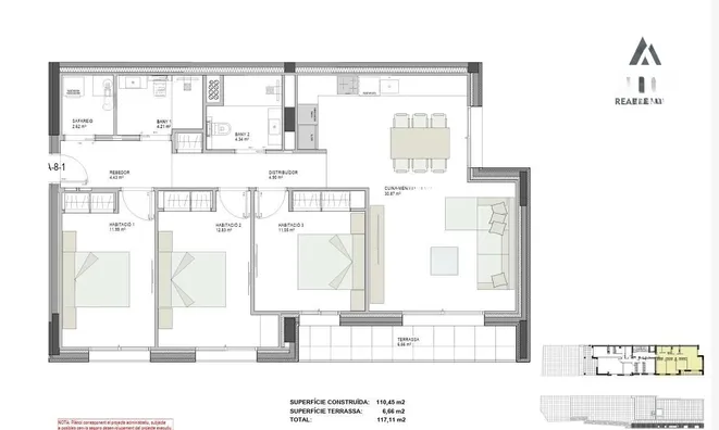 Недвижимость Apartment for sale in Andorra la Vella with 3 bedrooms: 5