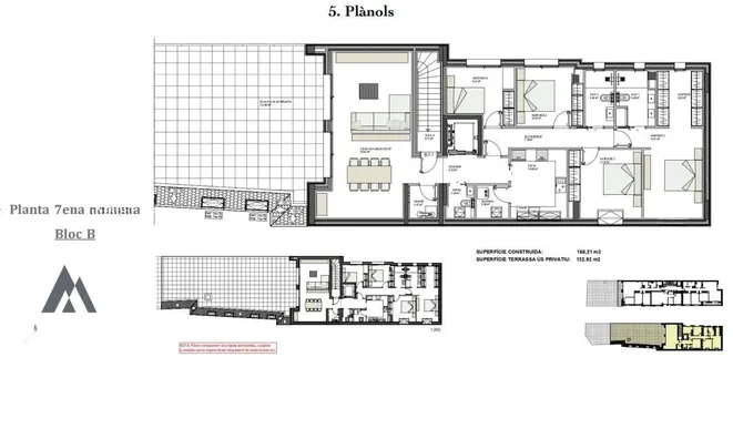 Недвижимость Apartment for sale in Andorra la Vella, 4 bedrooms: 5