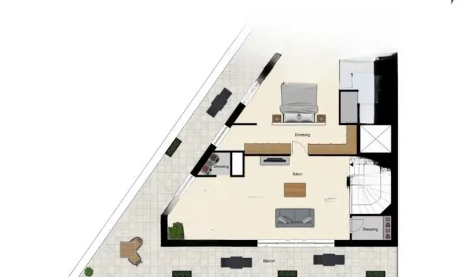Недвижимость Duplex 8 rooms: 10