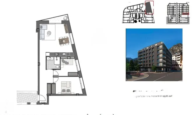 Недвижимость Apartment for sale in Andorra la Vella, 2 bedrooms: 4