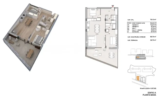 Недвижимость Apartment for sale in Les Bons, 2 bedrooms: 8