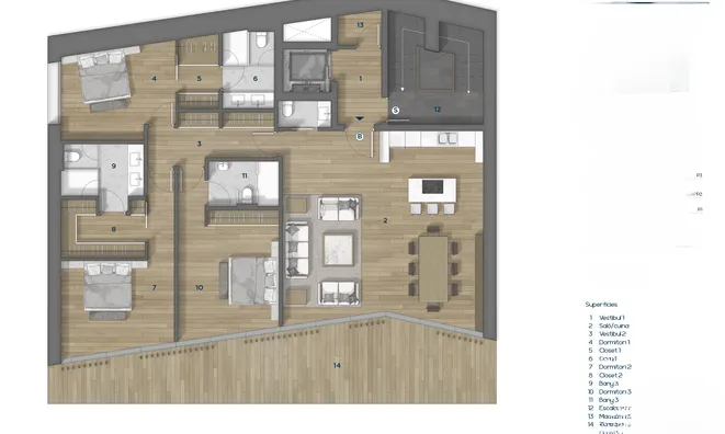 Недвижимость Chalet for sale in Ordino, 5 bedrooms: 13