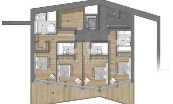 Недвижимость Chalet for sale in Ordino, 7 bedrooms: 8