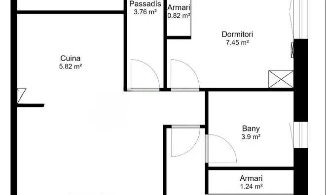 Недвижимость Cozy apartment with parking and storage in Forn: 12