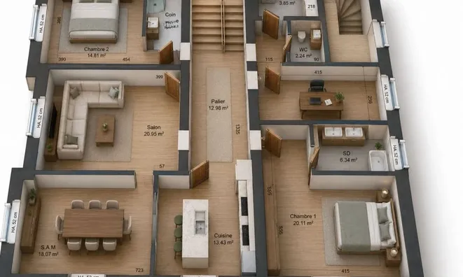 Недвижимость Apartment 3 bedrooms for sale in Goetzingen: 2