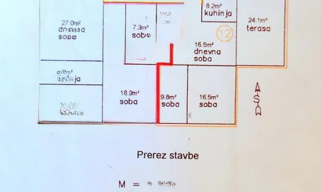 Недвижимость Трёхкомнатная квартира в Портороже: 18