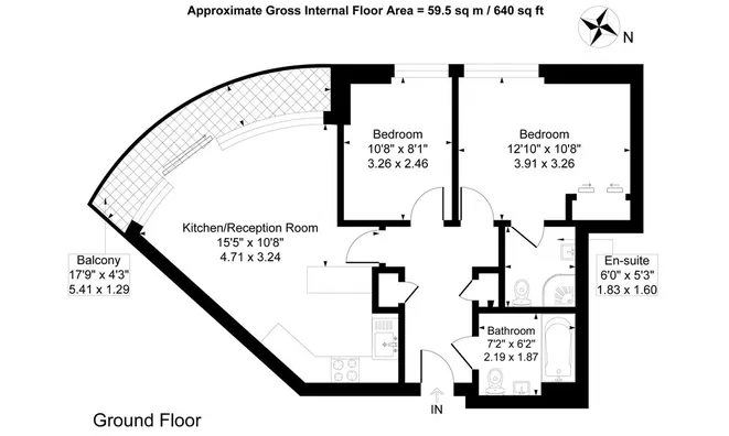 Недвижимость Trentham Court, Victoria Road, North Acton: 13