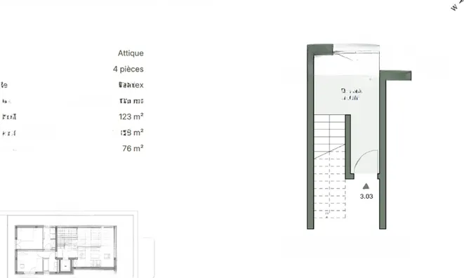 Недвижимость Attic flat 4 rooms: 5