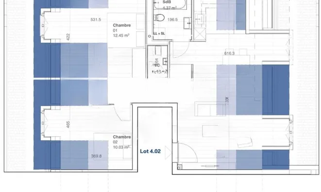 Недвижимость Roof flat 4 rooms: 2