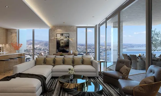 Недвижимость 1+ Bedroom Luxury Apartment for Sale in Limassol, Agios Tychonas area: 2