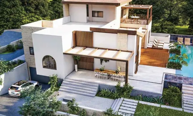 Недвижимость 6+1 Bedroom House in Kouklia, Paphos: 4