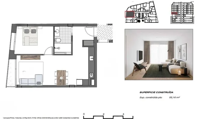 Недвижимость Apartment for sale in Andorra la Vella, 1 bedroom: 4